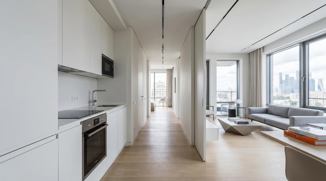 Перенос кухни в коридор