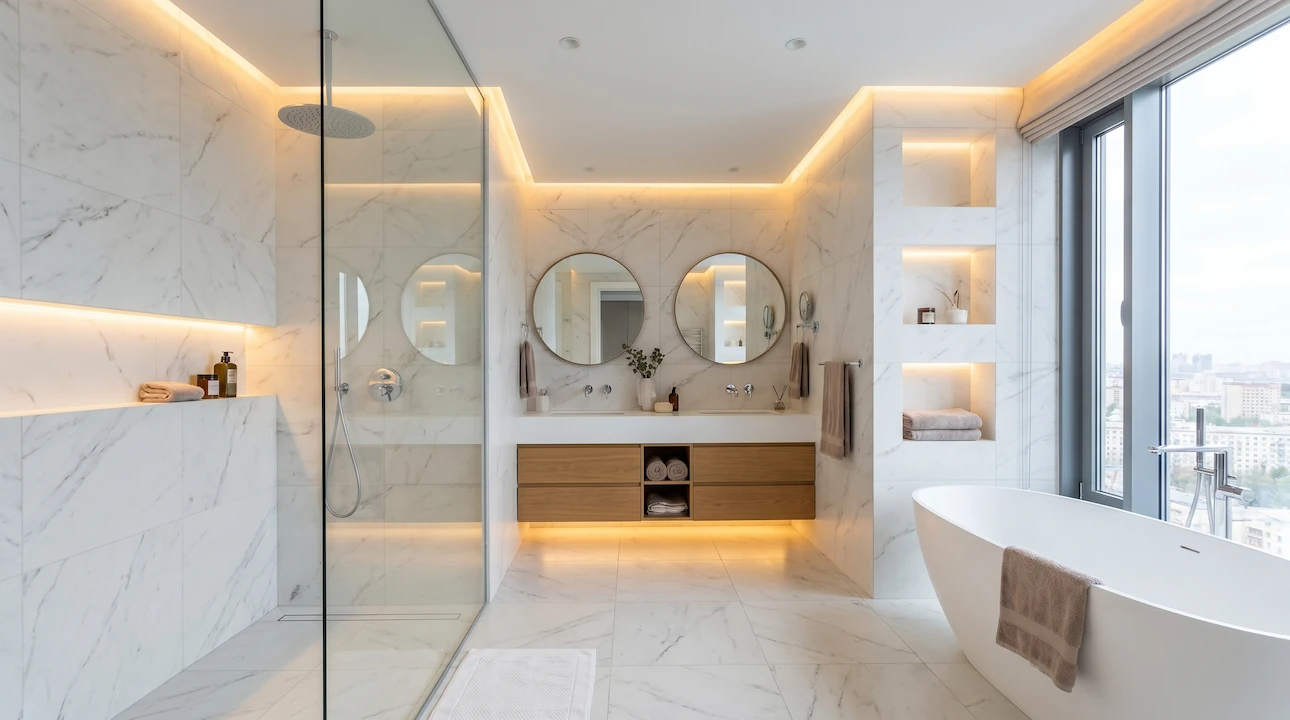 Расширение ванной комнаты